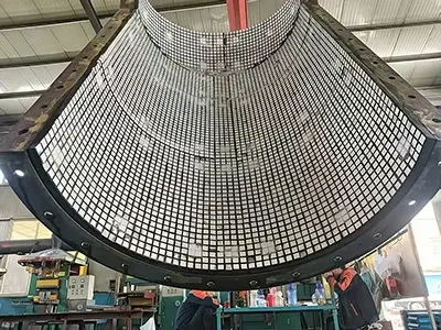 Ceramic lined pipes and chutes in cement plants in China