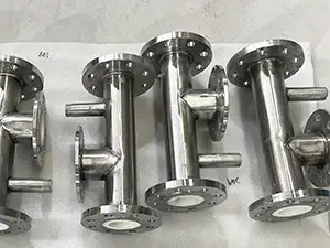 Ceramic Lined Tee Pipe